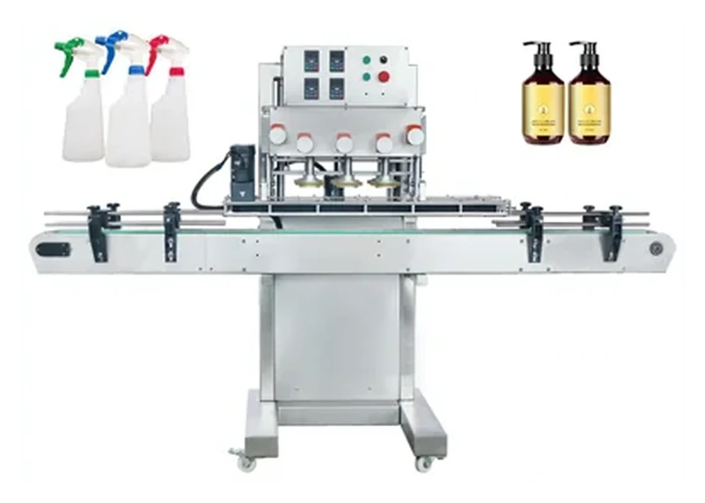 Automatic Screw Capping Machine for Sprays, Pumps & Screw Caps